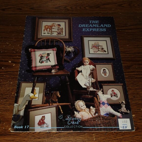 The Dreamland Express Cross Stitch Pattern Booklet #17 (Stoney Creek, 1985) - Picture 1 of 2